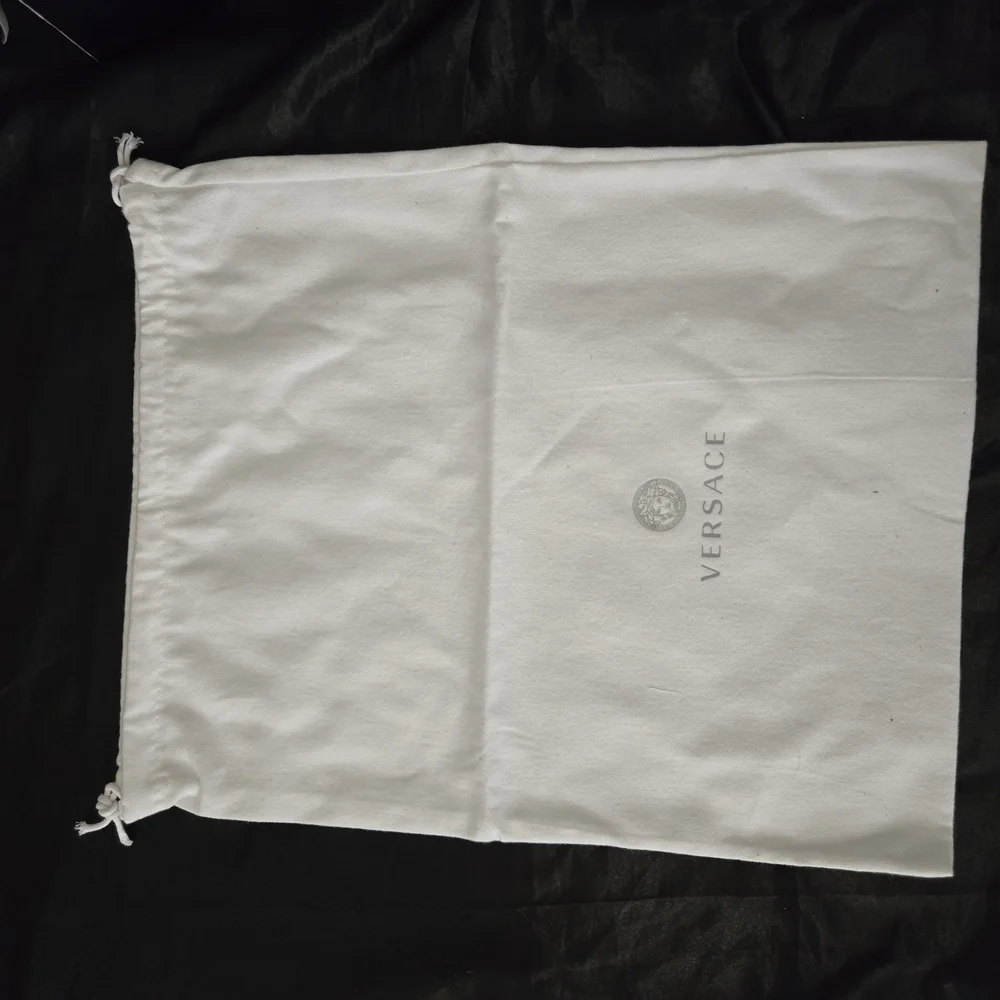 Versace Black Sneakers Sleek Monochromatic Design - Picture 3 of 7